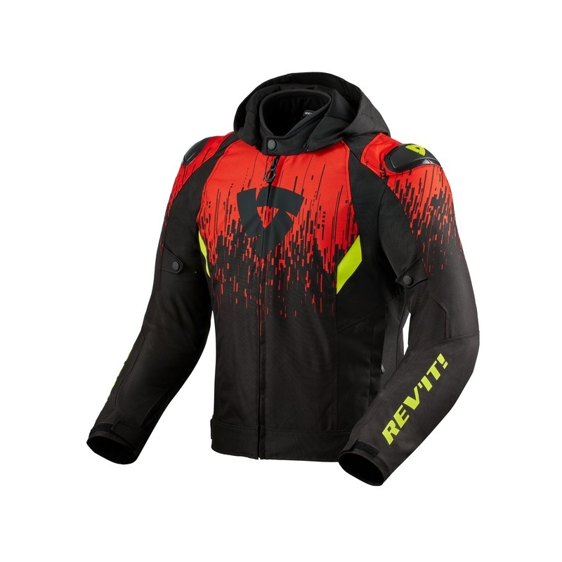Bunda na motorku Revit Quantum 2 H2O černo-červená výprodej