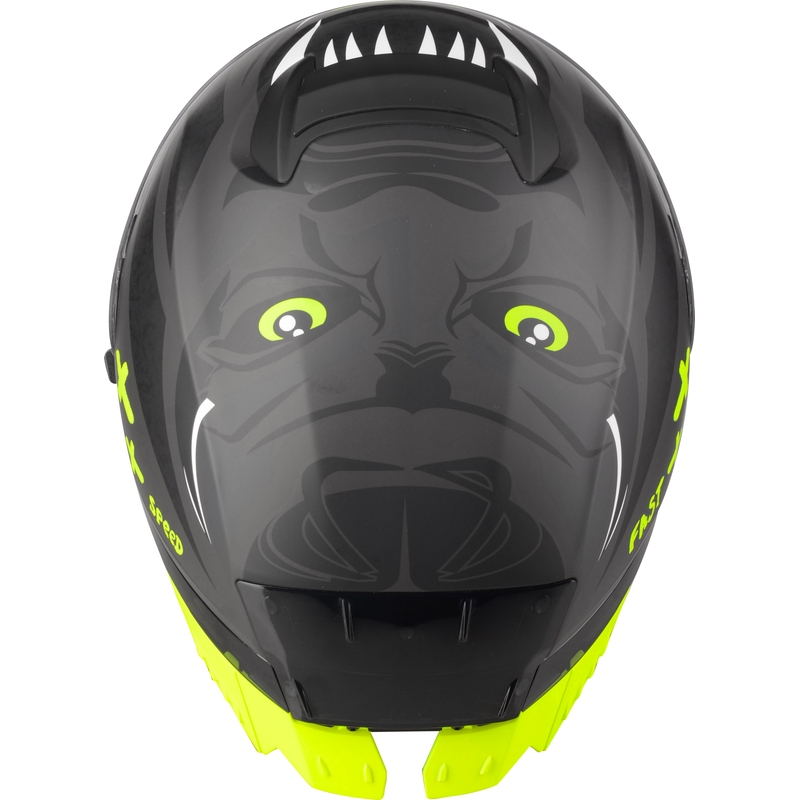 Интегрална мотоциклетна каска Lazer Rafale SR Ride Oni сиво-бяло-флуорово жълто разпродажба