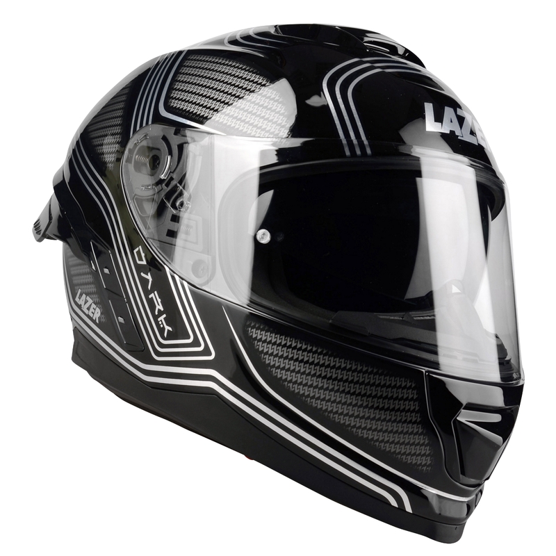 Integrální přilba na motorku Lazer Rafale SR Darkside černo-šedá