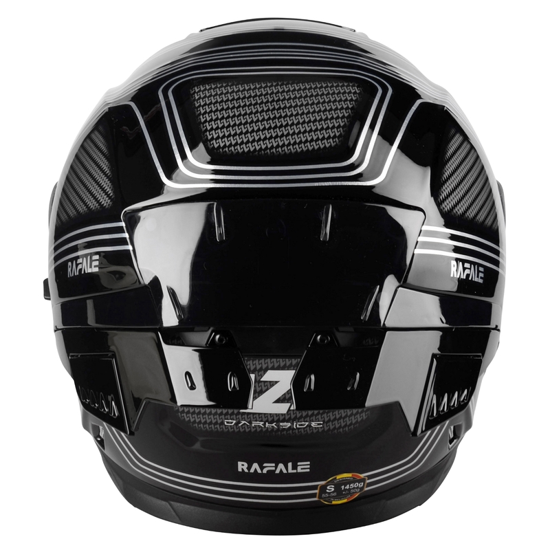 Integrální přilba na motorku Lazer Rafale SR Darkside černo-šedá