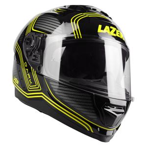 Интегрална мотоциклетна каска Lazer Rafale EVO Darkside черно-сиво-флуо-жълто разпродажба