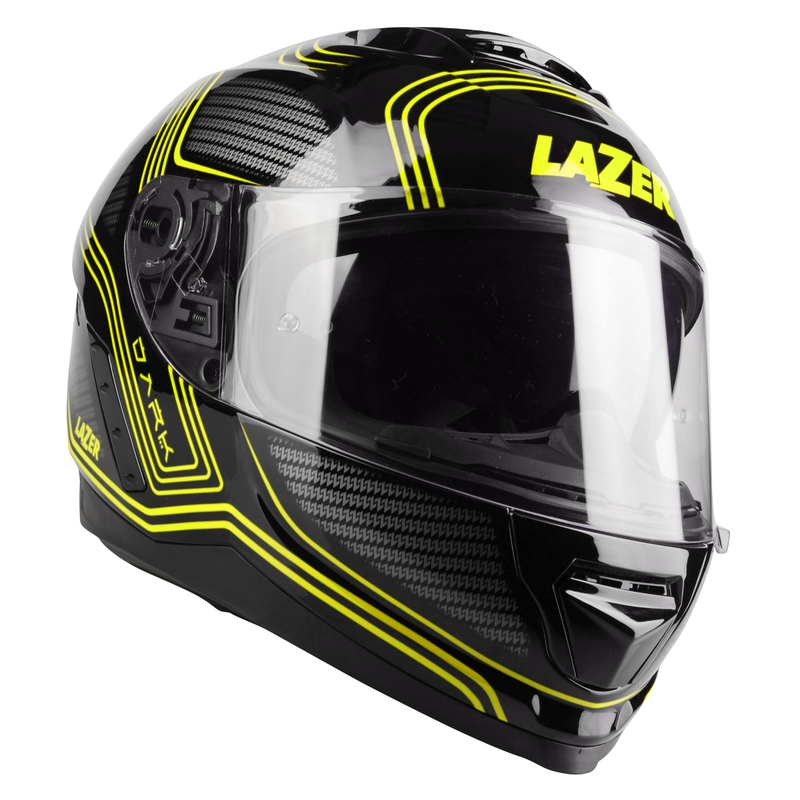 Интегрална мотоциклетна каска Lazer Rafale EVO Darkside черно-сиво-флуо-жълто разпродажба