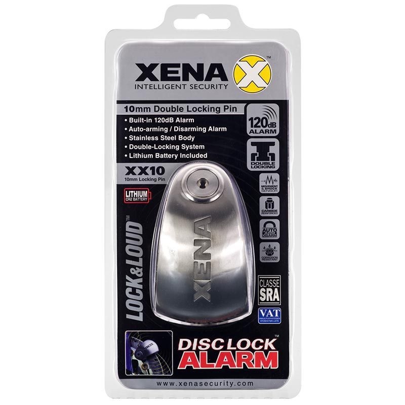Блокировка за дискова спирачка XENA XX10 сребърна