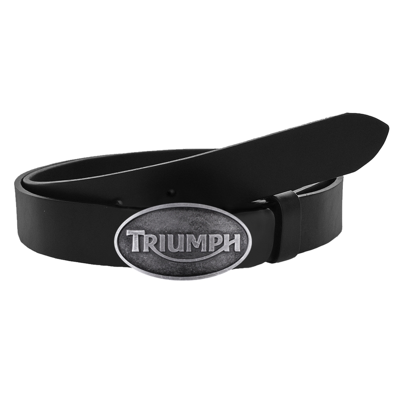 Кожен мото колан с катарама Triumph