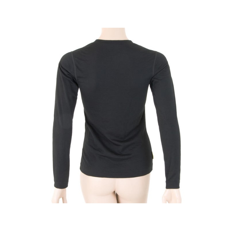Dámské funkční triko Sensor Merino Active černé - dlouhý rukáv výprodej