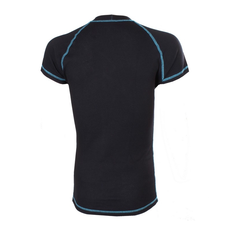 Термо тениска RSA Heat черно-синя с къс ръкав