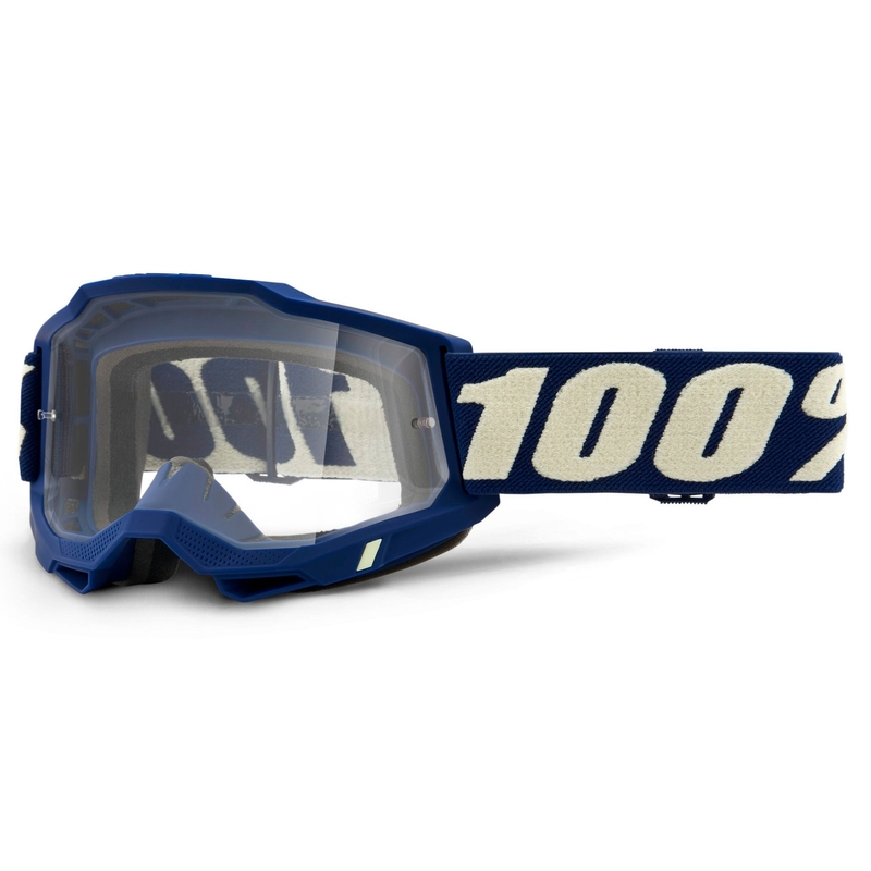 Motokrosové brýle 100% ACCURI 2 tmavě modré (čiré plexi)