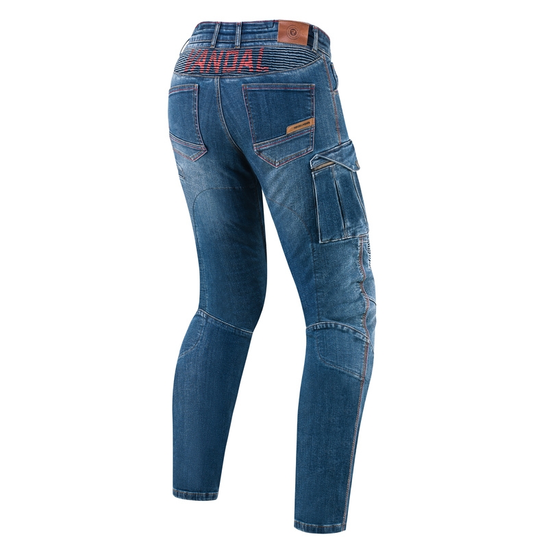 Мотоциклетни дънки Rebelhorn Vandal washed blue разпродажба