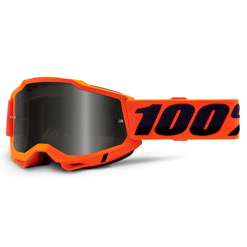 Очила за мотокрос 100% ACCURI 2 orange (опушен плексиглас)