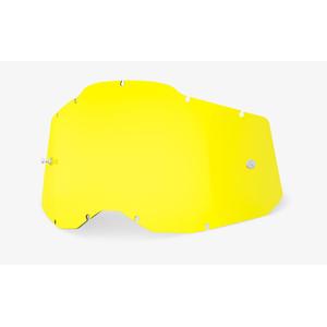 Plexi 100% Racecraft 2/Accuri 2/Strata 2 жълт (против замъгляване)