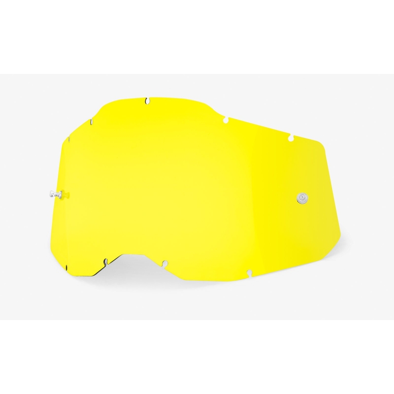 Plexi 100% Racecraft 2/Accuri 2/Strata 2 жълт (против замъгляване)