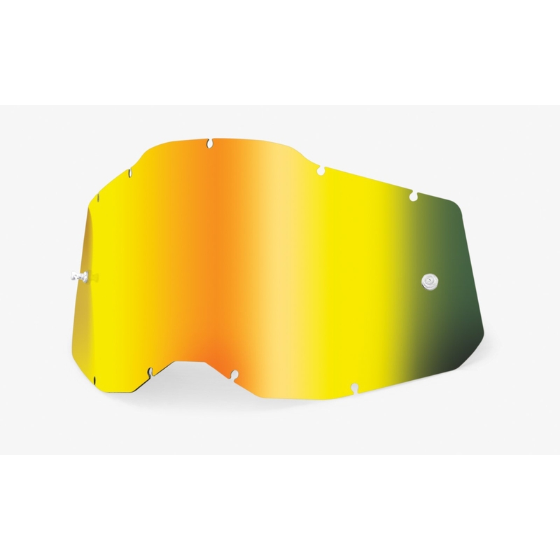 Plexi 100% Racecraft 2/Accuri 2/Strata 2 златно огледало (против замъгляване)