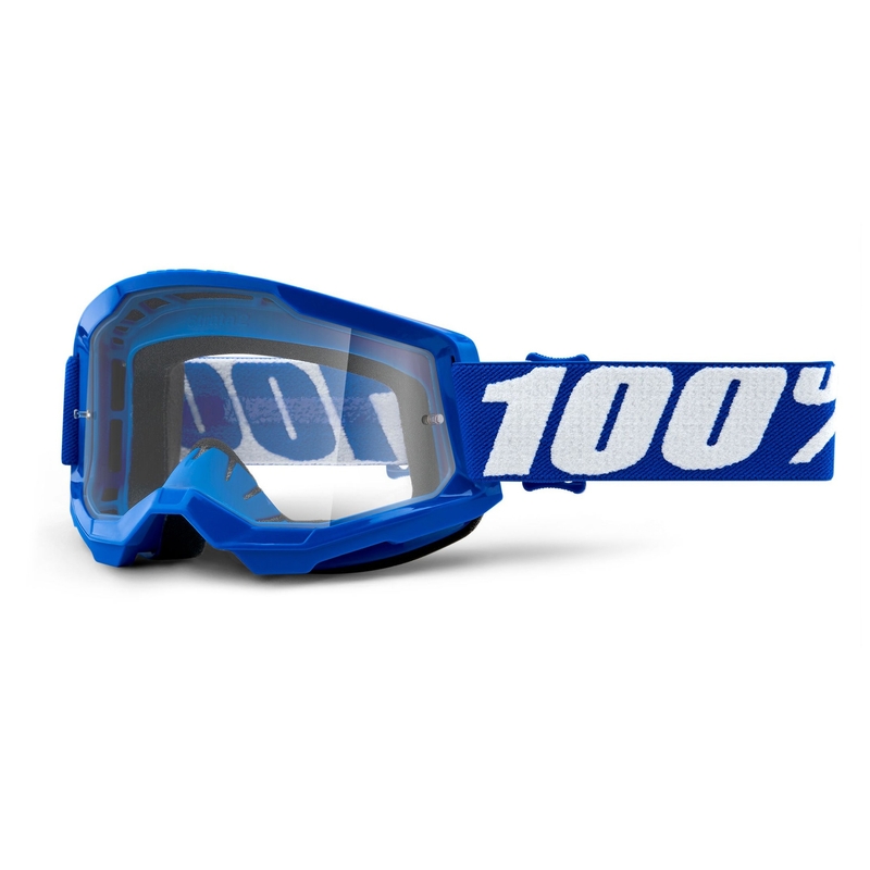 Motokrosové brýle 100% STRATA 2 modré (čiré plexi)