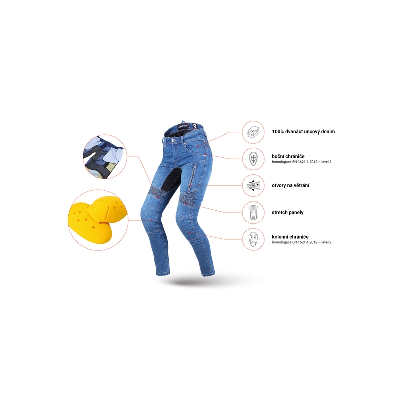 Дамски дънки Street Racer Stretch II Slim fit CE синьо