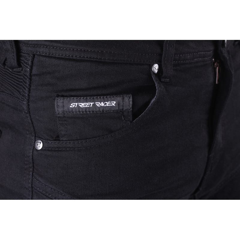 Мотоциклетни дънки Street Racer Stretch II CE, черни