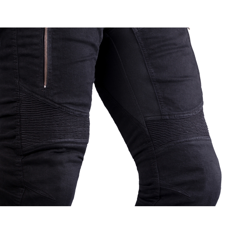 Мотоциклетни дънки Street Racer Stretch II CE, черни