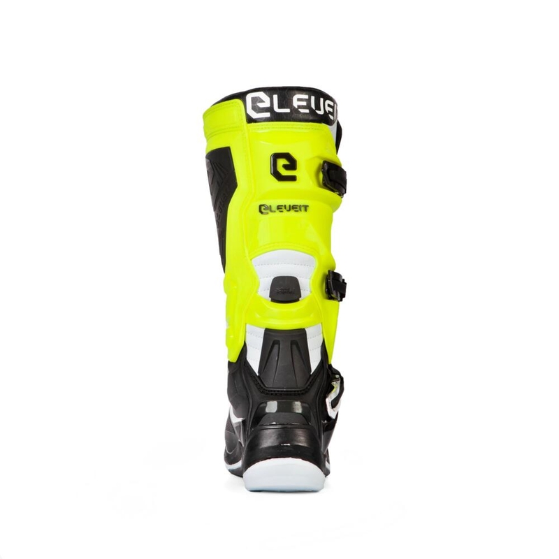 Мотоциклетни ботуши Eleveit X-Legend черно-жълто-бяло разпродажба