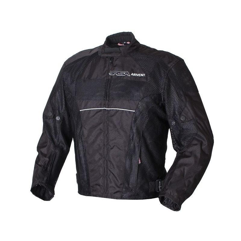 Bunda na motorku RSA-Airvent černá výprodej