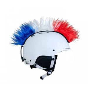 Синьо-бяло-червена шапка за каска Mohawk
