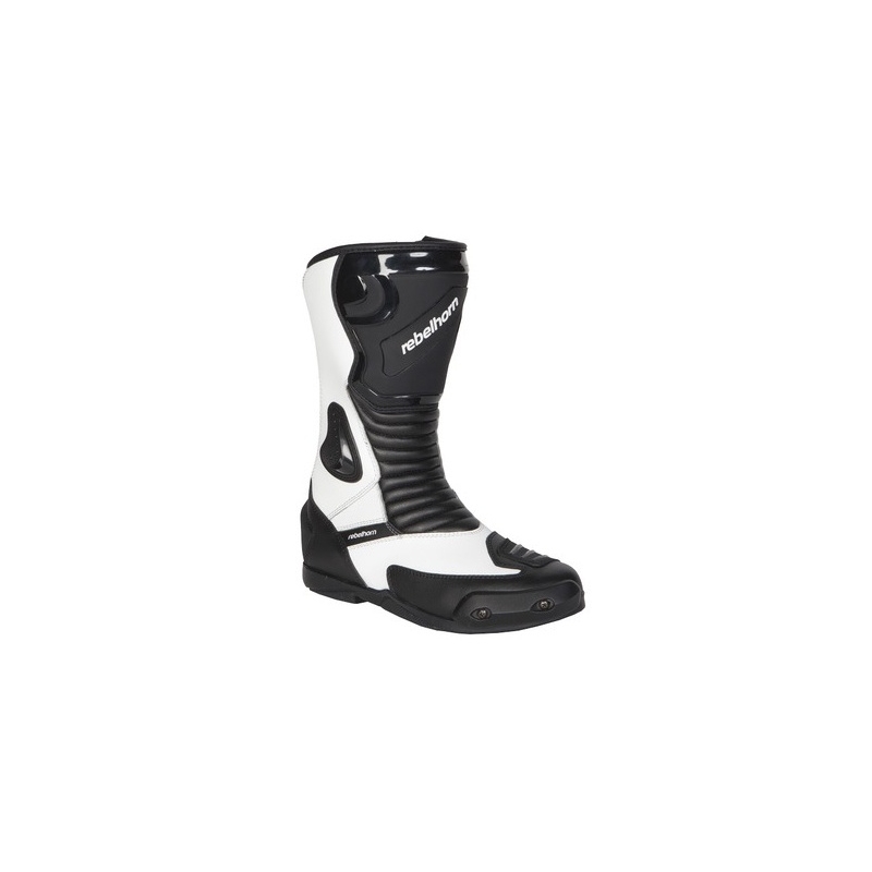 Boty na motorku Rebelhorn Trip bílo-černé výprodej