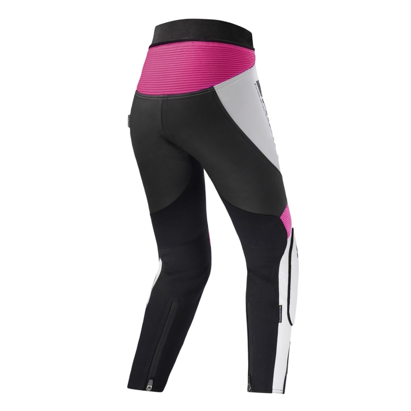 Дамски панталон за мотоциклетизъм Shima Miura 2.0 Black, White and Pink