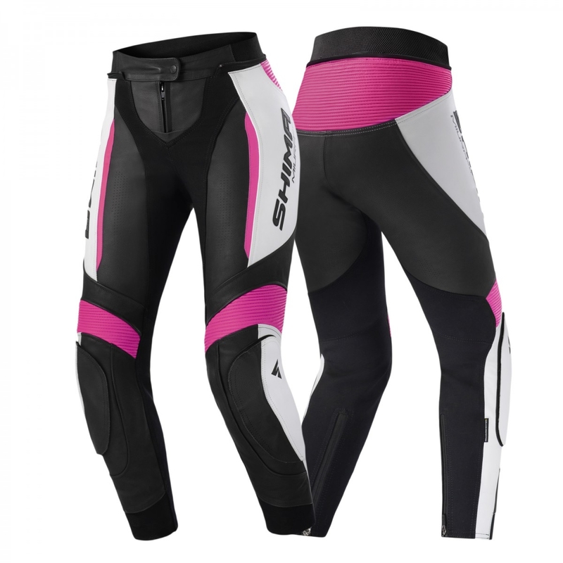 Дамски панталон за мотоциклетизъм Shima Miura 2.0 Black, White and Pink