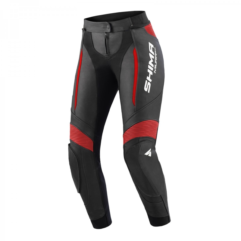 Дамски панталони за мотоциклетизъм Shima Miura 2.0 Black/Red