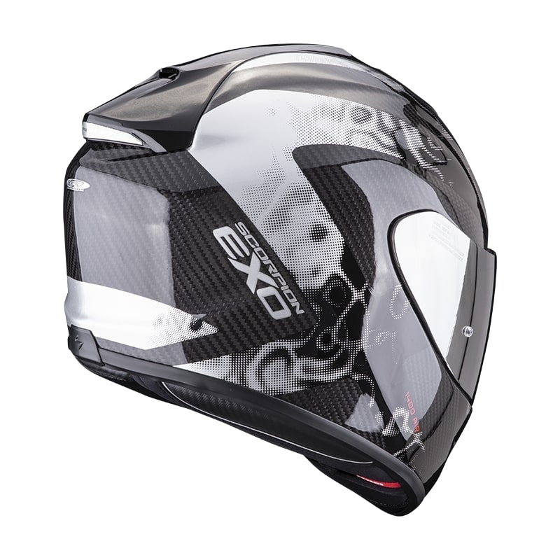 Integrální přilba na motorku Scorpion EXO-1400 Carbon Air Cloner stříbrná