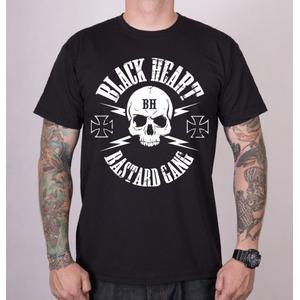 Мъжка тениска Black Heart Bastard Skull black
