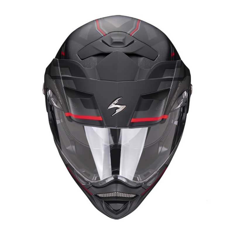 Мотоциклетна каска SCORPION ADX-2 CARRERA матова черно-червена