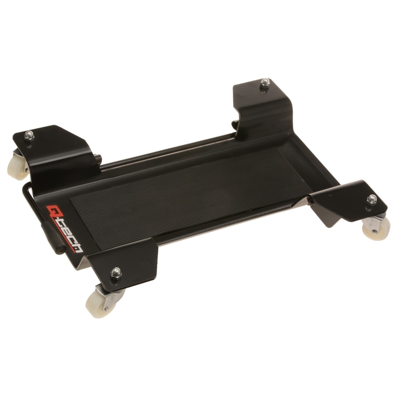 Q-Tech мобилна подложка под основната стойка черна