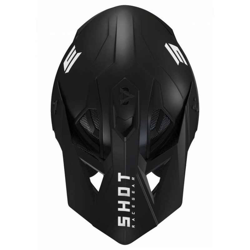 Motokrosová přilba Shot Lite Fury Solid 2.0 černá