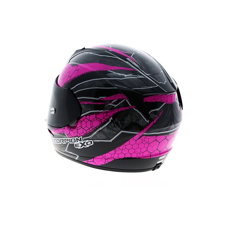 Moto integrální přilba Scorpion EXO-410 Rad černo-růžová