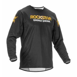 Тениска за мотокрос FLY Racing Kinetic Rockstar 2022 черна