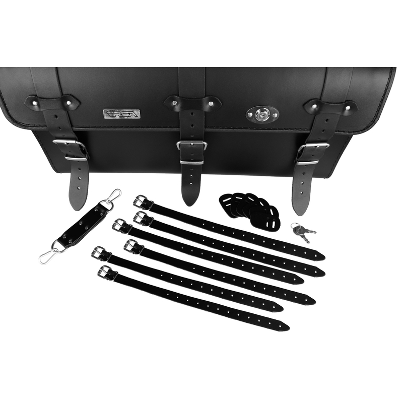 Chopper RSA-18A кожен калъф за мотоциклет със заключване