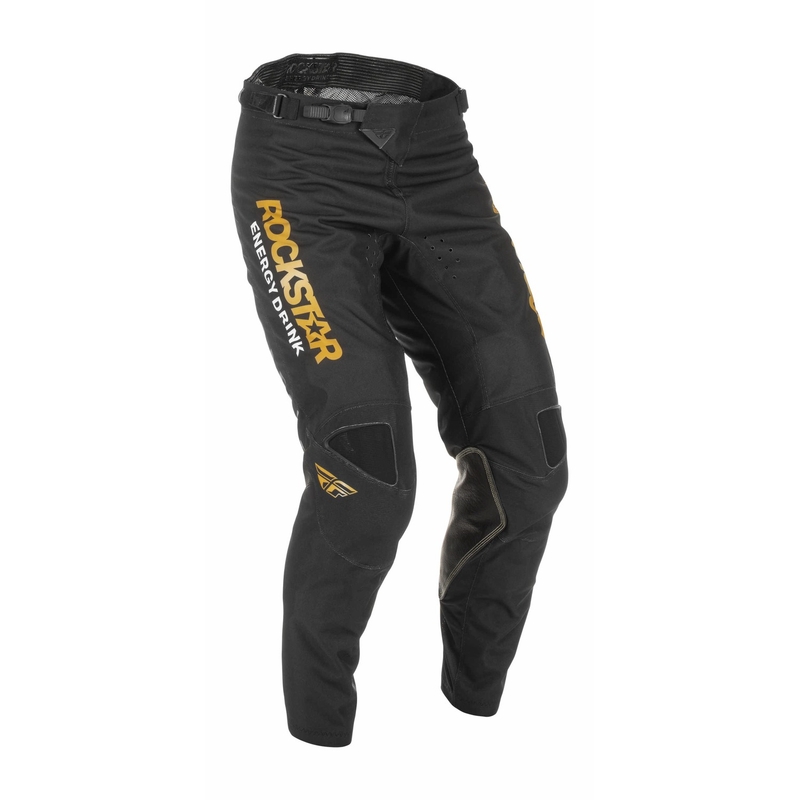 Панталони за мотокрос FLY Racing Kinetic Rockstar 2022 gold-black разпродажба