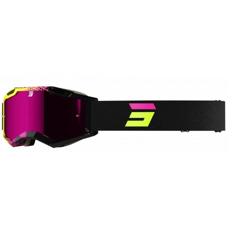 Очила за мотокрос Shot Iris 2.0 Fusion black-pink-fluo yellow разпродажба