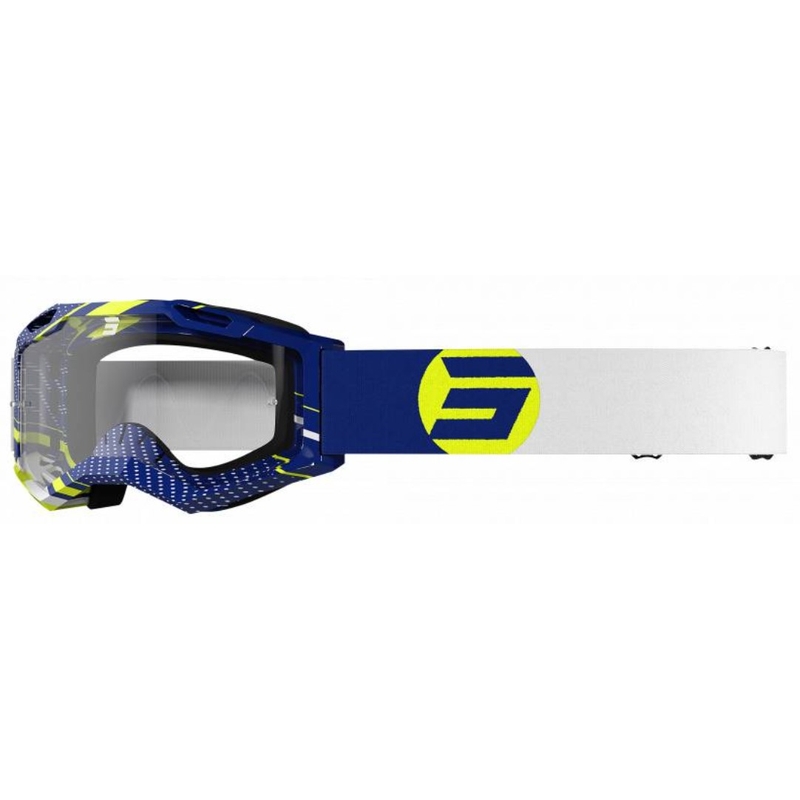 Motokrosové brýle Shot Assault 2.0 Focus bílo-žluto-modré