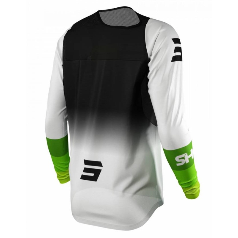 Motokrosový dres Shot Contact Story černo-bílo-zelený výprodej