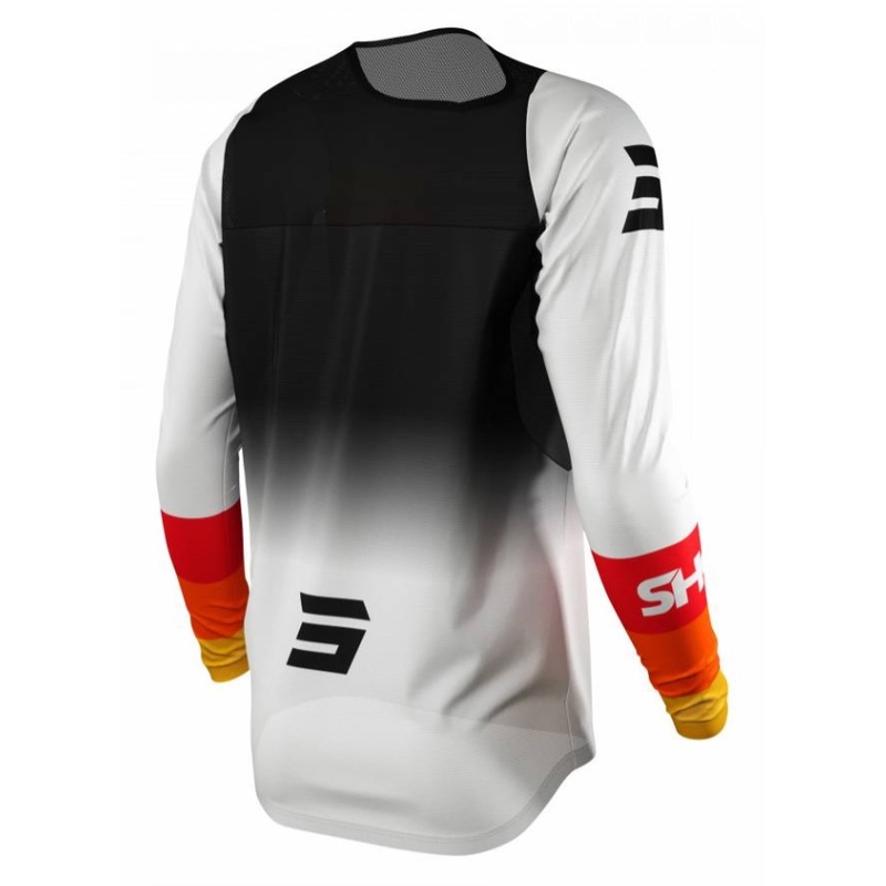 Motokrosový dres Shot Contact Story černo-bílo-oranžový výprodej
