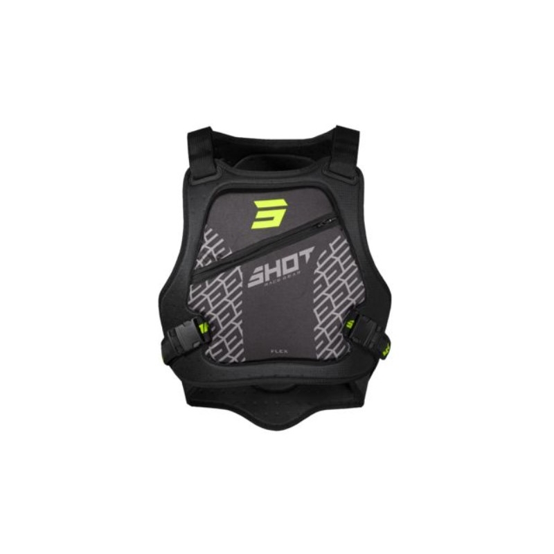 Защитна жилетка Shot Armor черно - флуорово жълто
