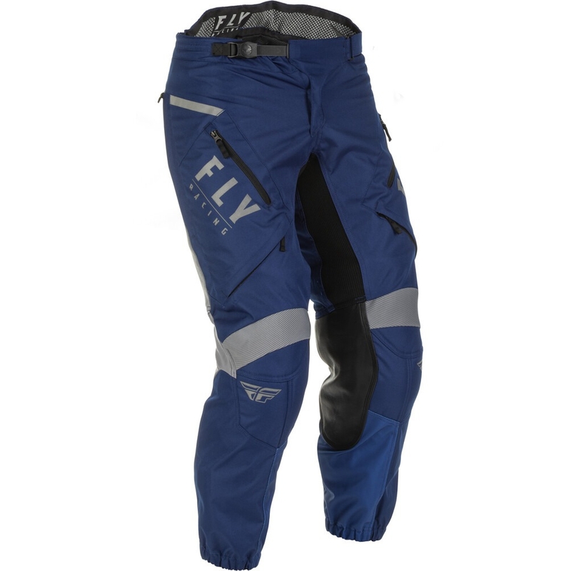 Motokrosové kalhoty FLY Racing Patrol modro-šedé