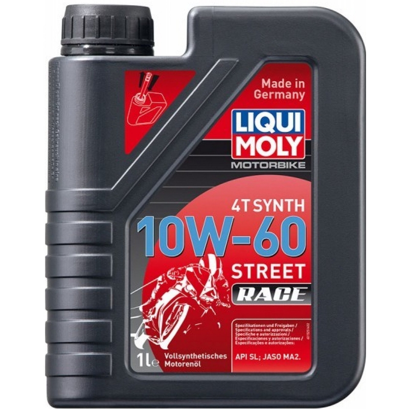 Моторно масло LIQUI MOLY Motorbike 4T Synth 10W60 Race 1 л