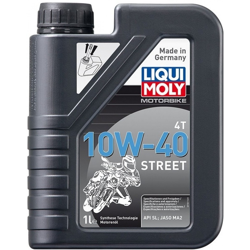 Моторно масло LIQUI MOLY Motorbike 4T 10W40 Street 1 л