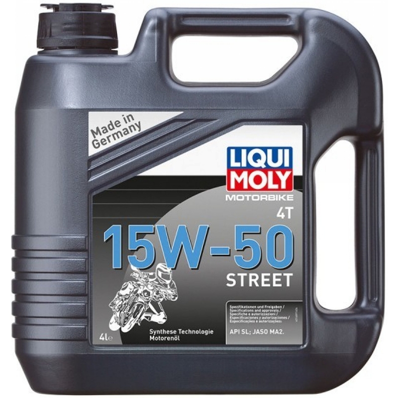 Моторно масло LIQUI MOLY Motorbike 4T 15W50 Street 4 л