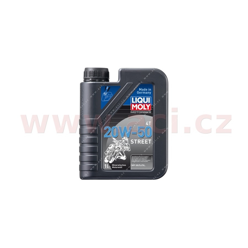 Моторно масло LIQUI MOLY Motorbike 4T 20W50 Street 1 л