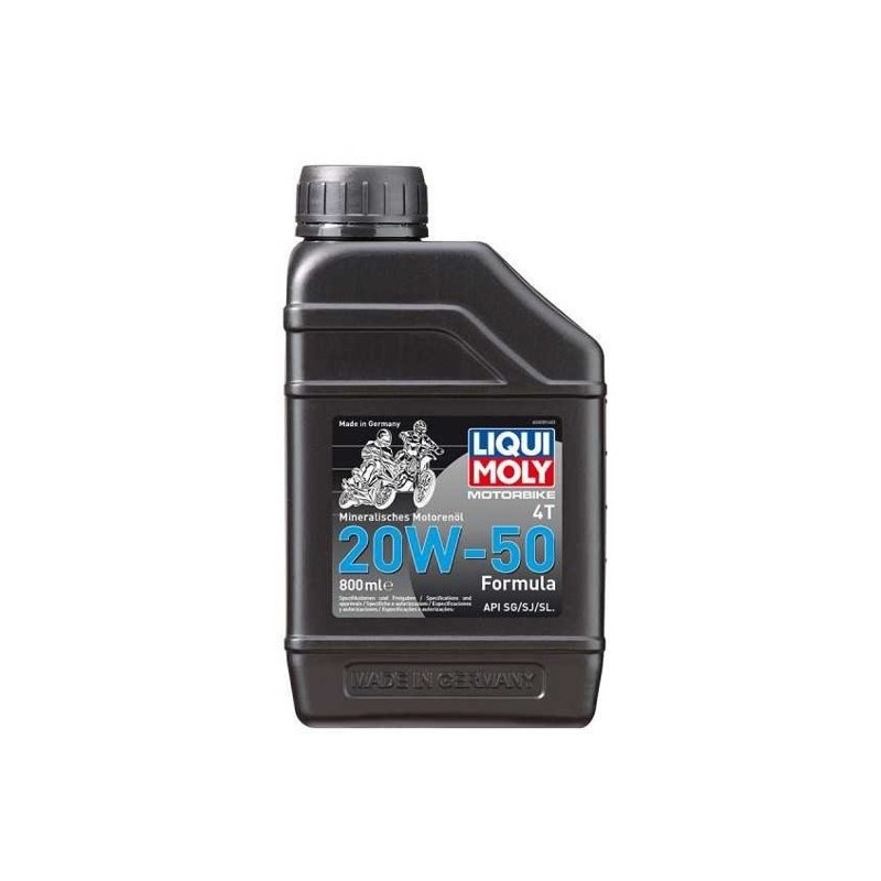 Моторно масло LIQUI MOLY Motorbike 4T 20W50 Formula 800 ml