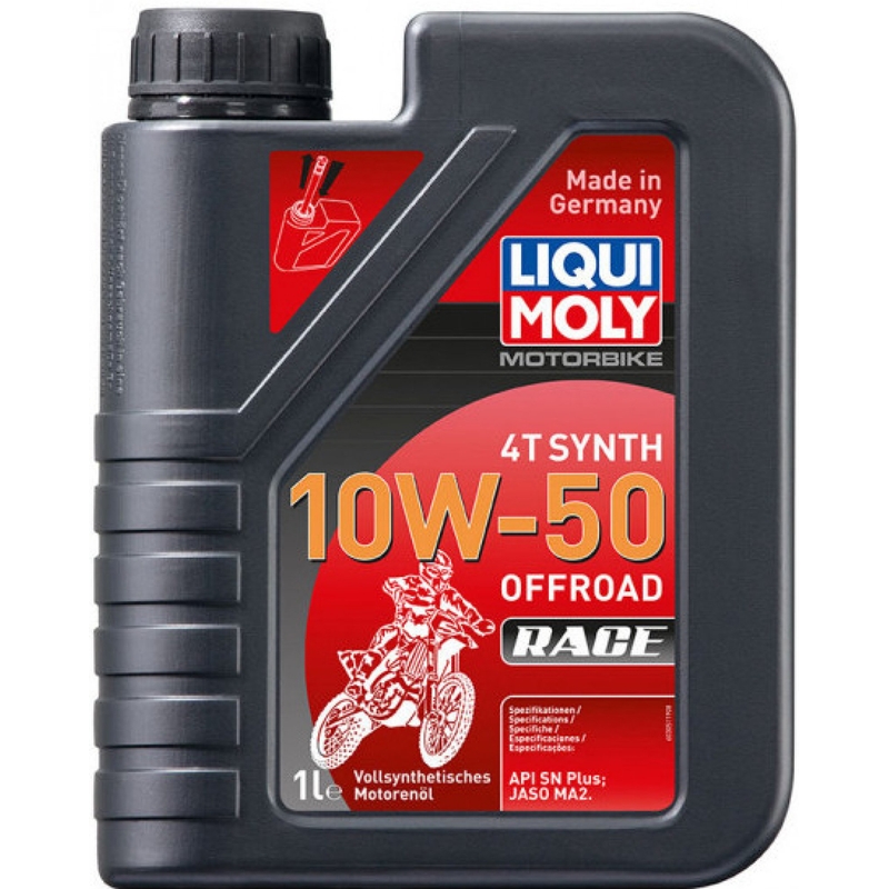 Моторно масло LIQUI MOLY Motorbike 4T Synth 10W50 Offroad Race 1 л
