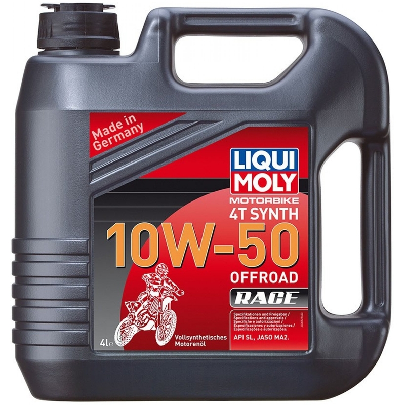 Моторно масло LIQUI MOLY Motorbike 4T Synth 10W50 Offroad Race 4 л