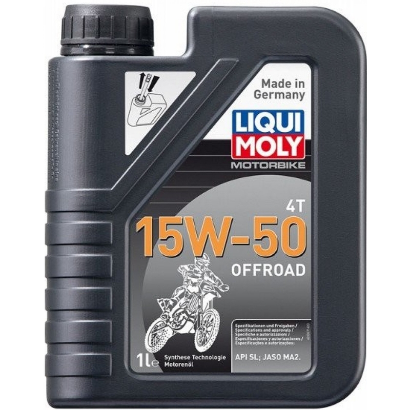 Моторно масло LIQUI MOLY Motorbike 4T 15W50 Offroad 1 л